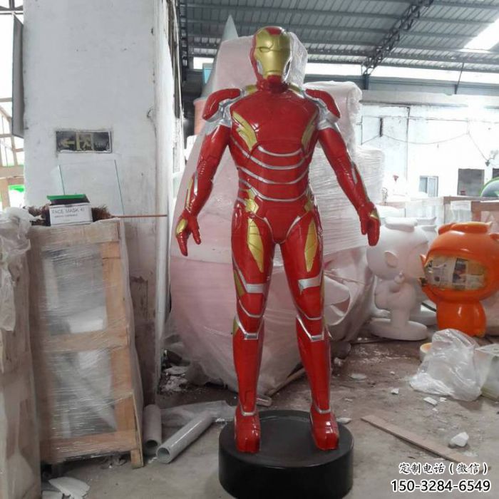 預定街道超人雕塑 現代景觀動漫雕塑 彩繪卡通雕塑