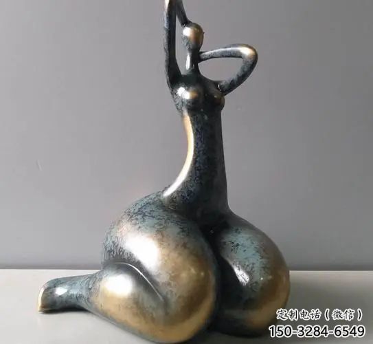 大型女人雕塑規格 鍛造青銅女性雕塑 房地產歐式雕塑