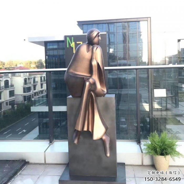 女人雕塑效果圖 景觀校園女性雕塑 商業街歐式雕塑