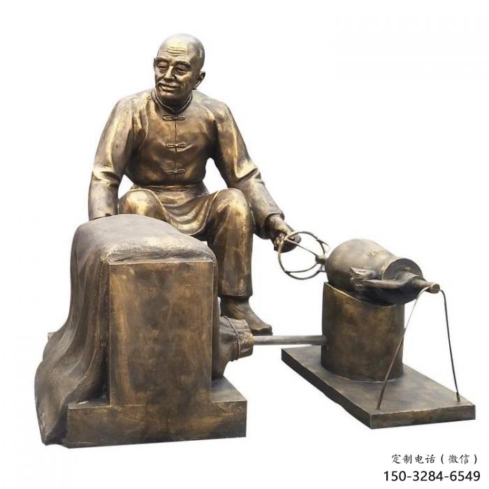 爆米花雕塑產品 景觀美陳民俗雕塑 鑄銅小吃雕塑