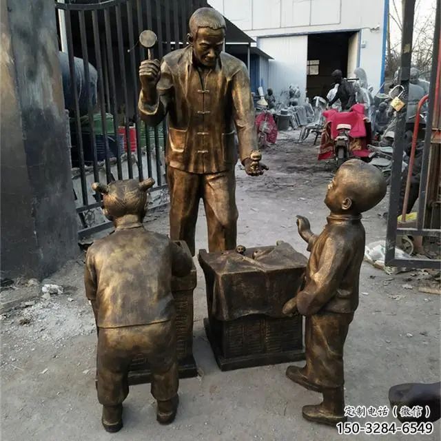 小販雕塑生產商 庭院民俗雕塑 彩繪擺件