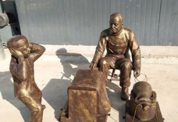 爆米花雕塑廠家 彩繪民俗雕塑 現(xiàn)代小吃雕塑