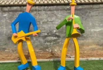 吹拉彈唱雕塑 仿真音樂雕塑 大型音樂人雕塑廠家