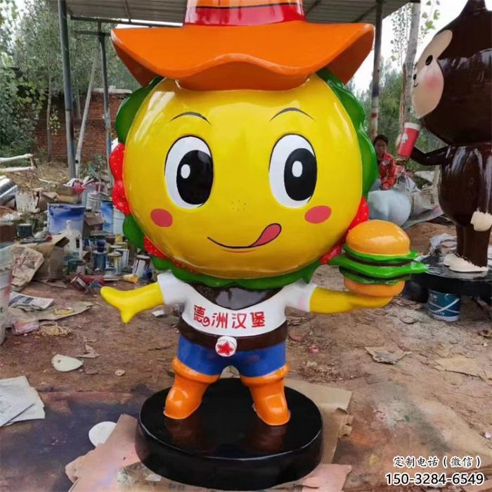 售樓處玩偶雕塑廠家 商業(yè)街雕塑 卡通擺件