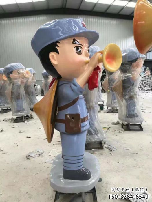 別墅區交警雕塑廠 大型別墅區士兵雕塑 剪影軍人雕塑