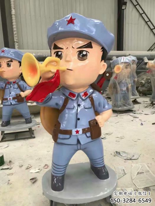 步行街交警雕塑廠家 游樂場軍人雕塑 鑄造士兵雕塑