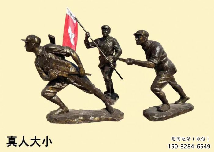 公園交警雕塑生產商 戶外軍人雕塑 抽象士兵雕塑