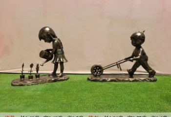 抽象獨輪車雕塑廠家 店門口彩繪雕塑 步行街擺件