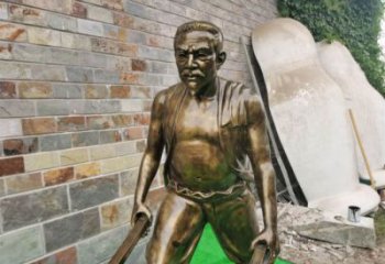 大型獨輪車雕塑廠 步行街民俗雕塑 小販擺件