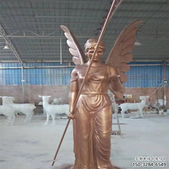 廣場耶穌雕塑 抽象西方雕塑 烤漆人物雕塑