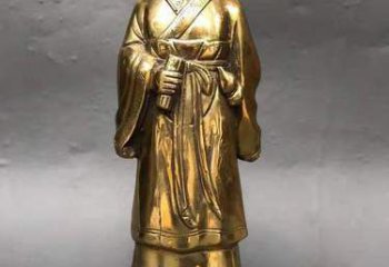 街道張仲景雕塑廠家 現代景觀擺件 彩繪名醫雕塑