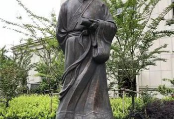 園林張仲景雕塑廠 大型景觀藥王雕塑 中式名醫雕塑