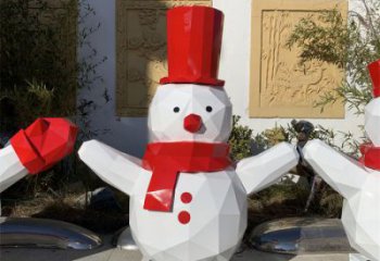 彩繪雪人雕塑廠 大型城市雕塑 商業街擺件