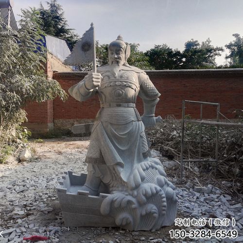 大型岳飛雕塑 仿真名人雕塑 玻璃鋼肖像雕塑