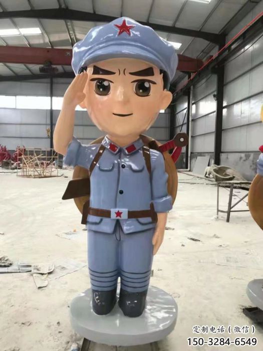 玻璃鋼武警雕塑 彩繪警察雕塑 戶(hù)外戰(zhàn)士雕塑