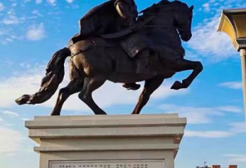 抽象岳飛雕塑廠 仿古名人雕塑 室內肖像雕塑