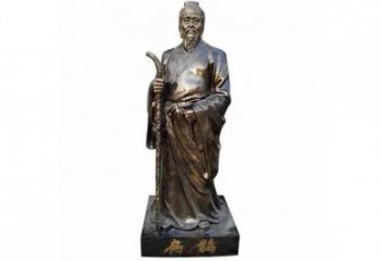 玻璃鋼扁鵲雕塑 歐式步行街名醫(yī)雕塑 大型商場藥王雕塑