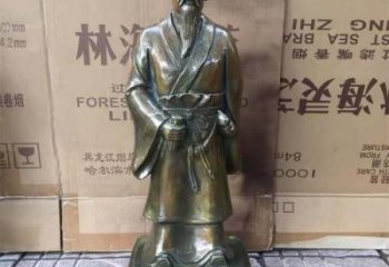 中式扁鵲雕塑 玻璃鋼名醫(yī)雕塑 仿古藥王雕塑