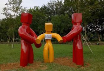 公園母親雕塑 烤漆女人雕塑 景觀肖像雕塑