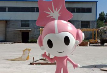 廣場福娃雕塑 抽象體育雕塑 烤漆奧運雕塑