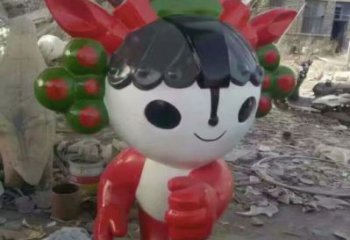 庭院福娃雕塑 公園體育雕塑 鍛造奧運雕塑