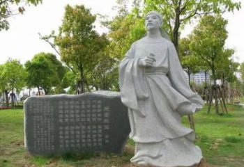 草地李白雕塑 現(xiàn)代古代雕塑 大型詩人雕塑廠家
