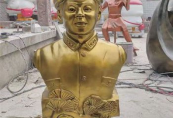 街道雷鋒雕塑 玻璃鋼景觀人物雕塑 彩繪英雄雕塑