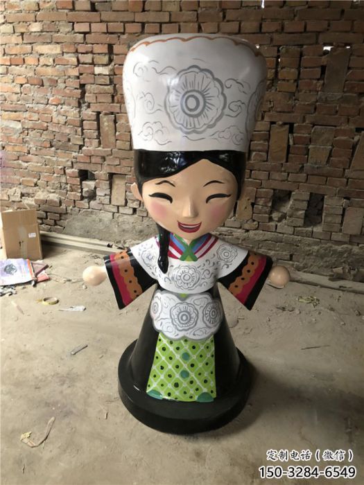 步行街京劇雕塑 游樂場民俗雕塑 玻璃鋼唱戲雕塑