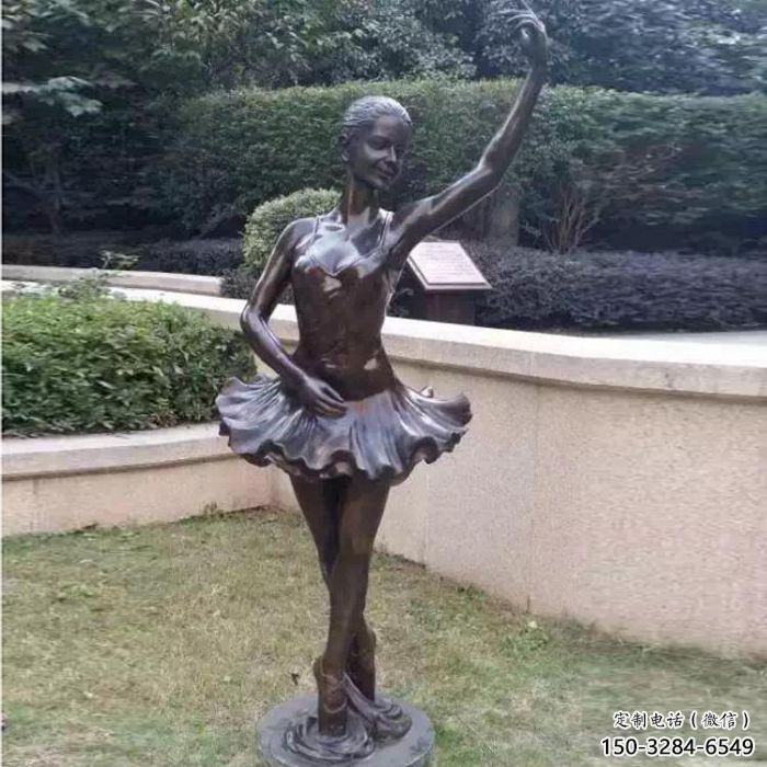 玻璃鋼舞蹈雕塑 公園演員雕塑 大門口跳舞雕塑