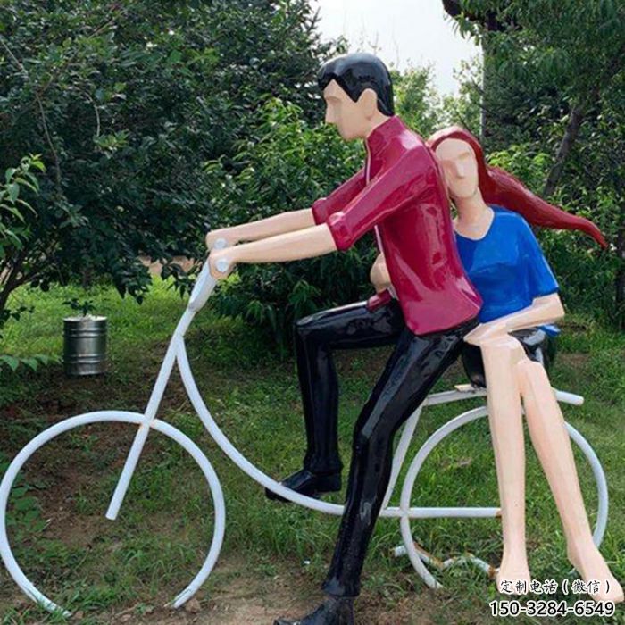 別墅區愛情雕塑 仿真戀人雕塑廠家 大型親吻雕塑