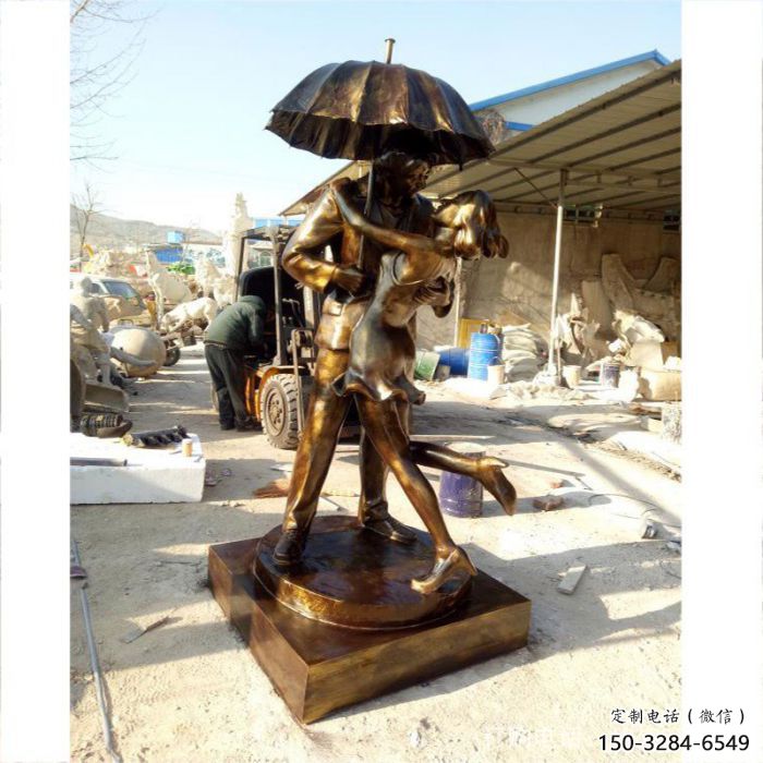 生產(chǎn)景觀愛情雕塑 仿真戀人雕塑 親吻雕塑