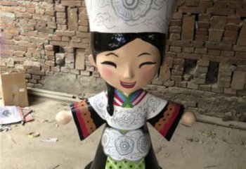 步行街京劇雕塑 游樂場民俗雕塑 玻璃鋼唱戲雕塑