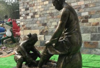 室內孝道雕塑廠家 仿真景觀人物雕塑 大型文化雕塑