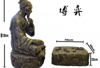 仿古下象棋雕塑生產(chǎn)商 彩繪雕塑 現(xiàn)代民俗雕塑