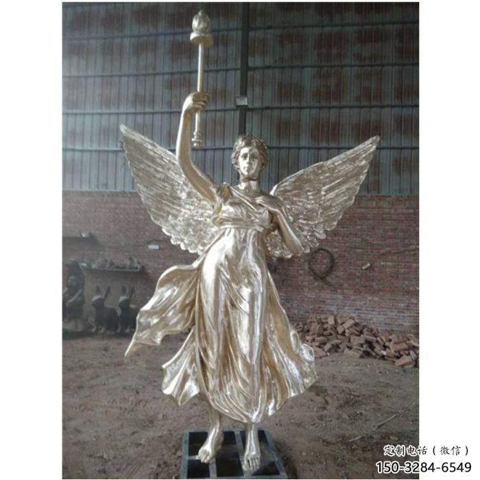 彩繪和平女神雕塑廠 現代人物雕塑 公園歐式雕塑