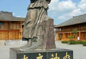 玻璃鋼皇帝雕塑 創(chuàng)意古代雕塑 別墅區(qū)雕塑