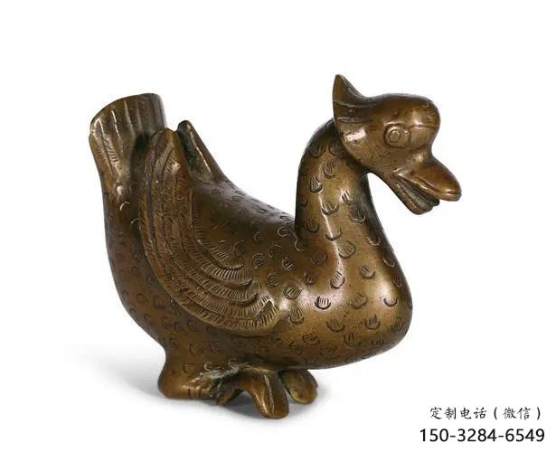 鴨子雕塑廠家，仿真動物， 動物街頭擺件