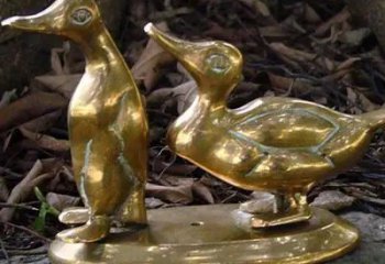 抽象鴨子雕塑廠家，仿真動物， 公園動物雕塑