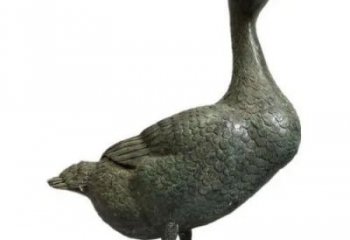 現(xiàn)代鴨子雕塑廠家，仿真動物， 街頭動物擺件