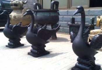 鴨子雕塑廠家，仿真動物， 動物雕塑生產(chǎn)