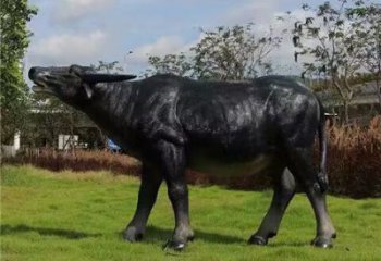 仿真水牛雕塑，公園園林動物，仿真景觀擺件