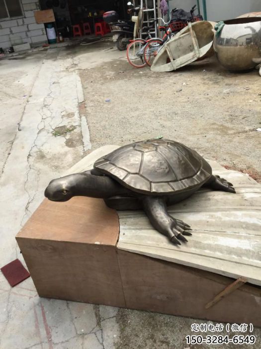 城市海龜雕塑廠家 風景區彩繪雕塑 抽象擺件