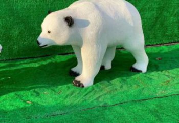 園林大熊雕塑，公園廣場雕塑，仿真彩繪工藝效果