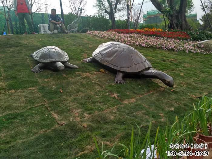 公園海龜雕塑生產商 酒店門口雕塑 彩繪擺件