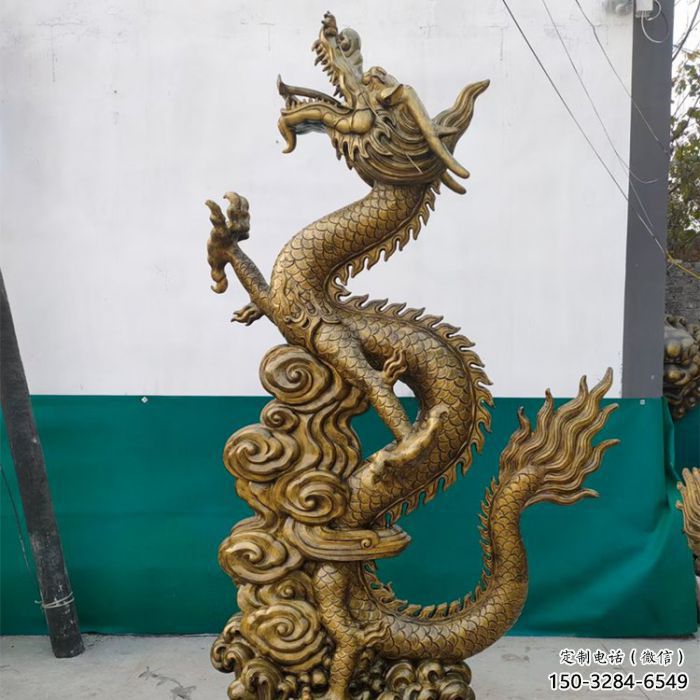 定價龍頭雕塑生產商，戶外動物雕塑，房地產售樓處擺件