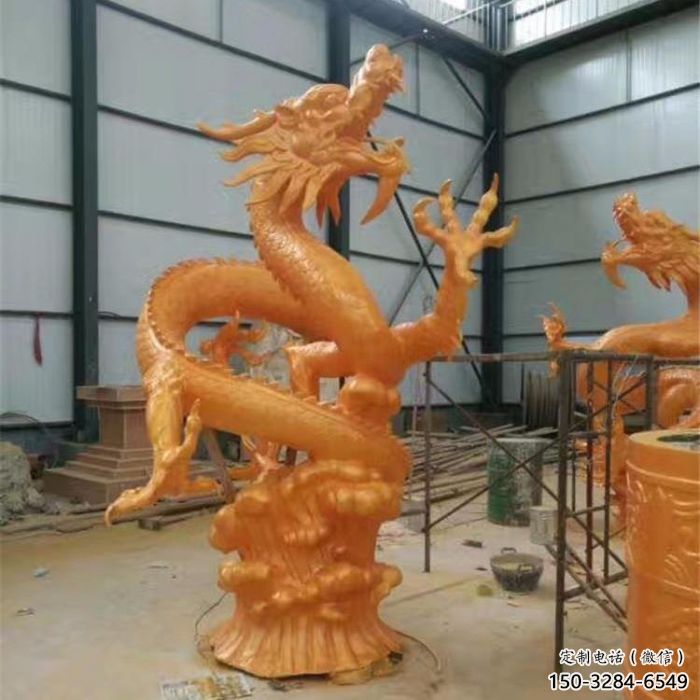 生產龍頭雕塑廠家，仿銅動物雕塑，房地產售樓處擺件