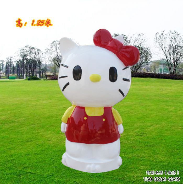 提供酒店小貓雕塑，家禽主題，動物卡通動漫擺件