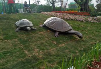 公園海龜雕塑生產商 酒店門口雕塑 彩繪擺件