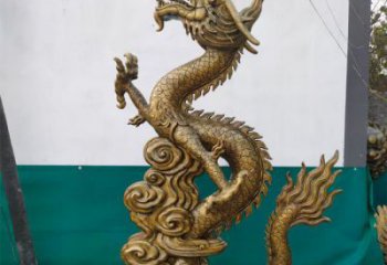 定價龍頭雕塑生產商，戶外動物雕塑，房地產售樓處擺件