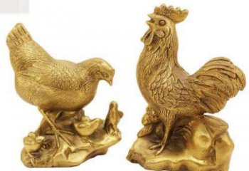 操場小雞雕塑，公園題材，彩繪工藝效果